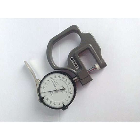 7301 Dial Thickness Gage, Flat , Standard Type, 0-10mm Range, 0.01mm Graduation, +/-15 micrometer Accuracy$$Tools