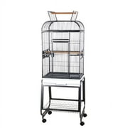 732217 Black Economy Play Top Bird Cage with Plastic Base, by A&E Cage Company