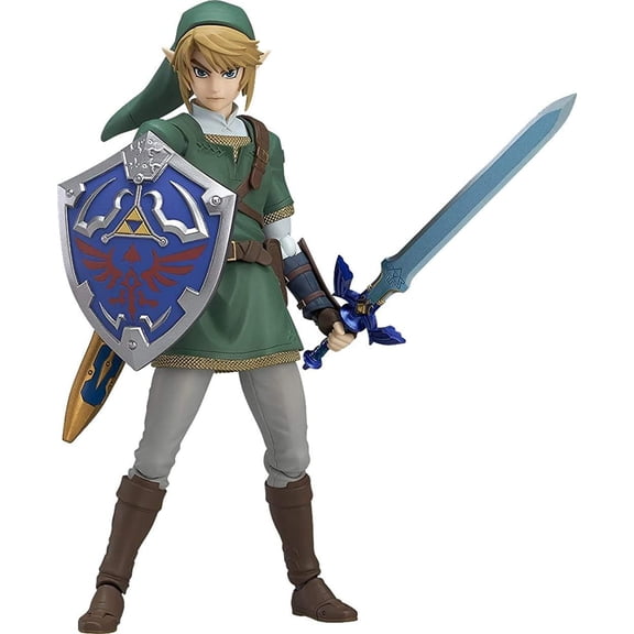 733-DX Breath of The Wild Link DX Nendoroid Action Figure, Premium Outfit Collectible Statue for Shelf Decoration