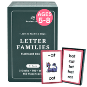 750 Essential Phonics Words | 150 Flashcards | Ages 5-8 | Brainstrong Premium 3 Box Set