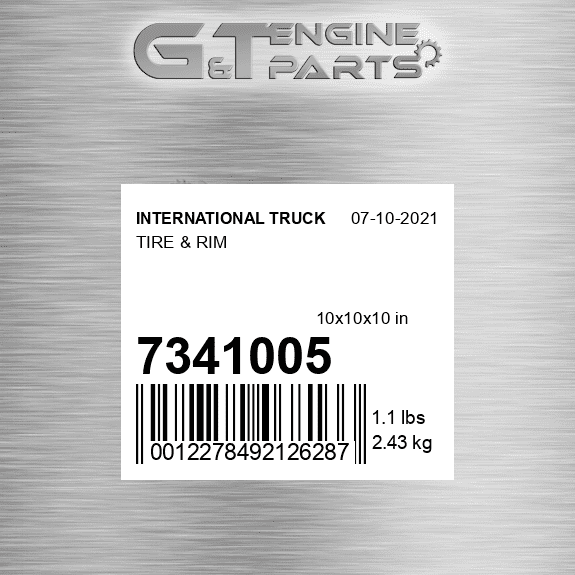 734-1005 TIRE & RIM fits INTERNATIONAL TRUCK (New OEM)