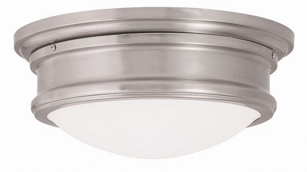Astor 13" Brushed Nickel LED Flush Mount Light