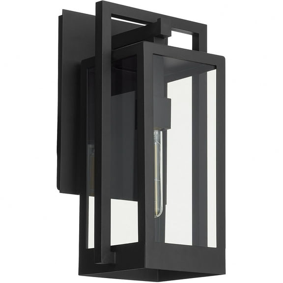 Marco 1 - Light Textured Black Black Wall Sconce