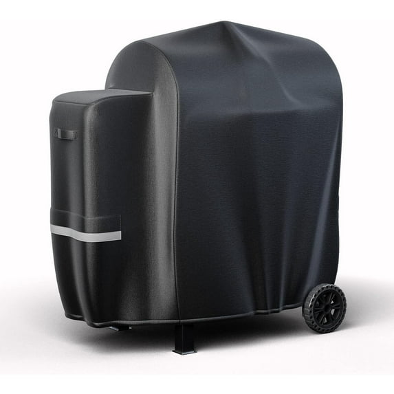 73700 Grill Cover for 700FB, Lexington 500 and Lexington 540, Classic 700 Wood Pellet Grills, Heavy Duty 600D Waterproof Fabric Black Barbecue BBQ Grill Cover, 42" L x 28.5" W x 38" H