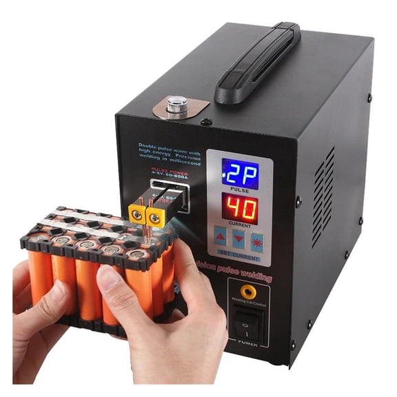 737G Spot Welder 1.5KW Double Pulse Intellint Precision Welding Machine, 18650 Lithium Battery Welding Mini Spot Welders ,Easy to Use