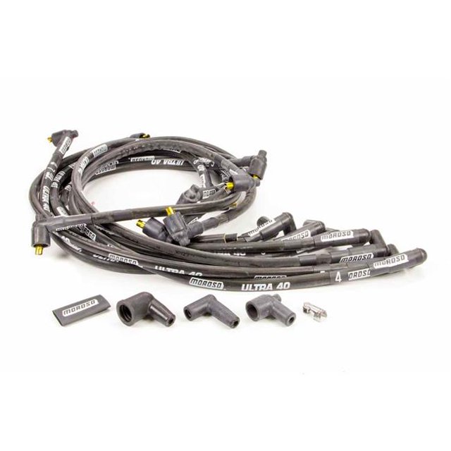 73821 8.65 mm Ultra 40 Plug Wire Set for Big Block Chevy, Black