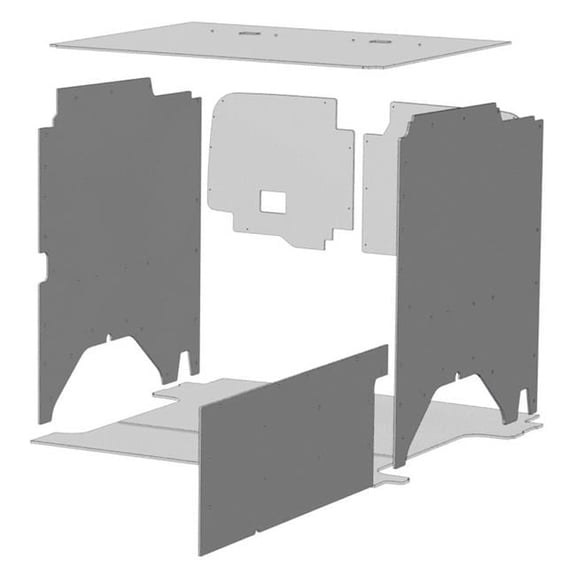 73C42614L Duratherm Wall Liner, Gray