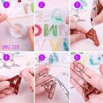 thumbnail image 1 of 73PCS DIY Alphabet Resin Silicone Molds Letter Number for Epoxy Molds Making Keychain, 1 of 8