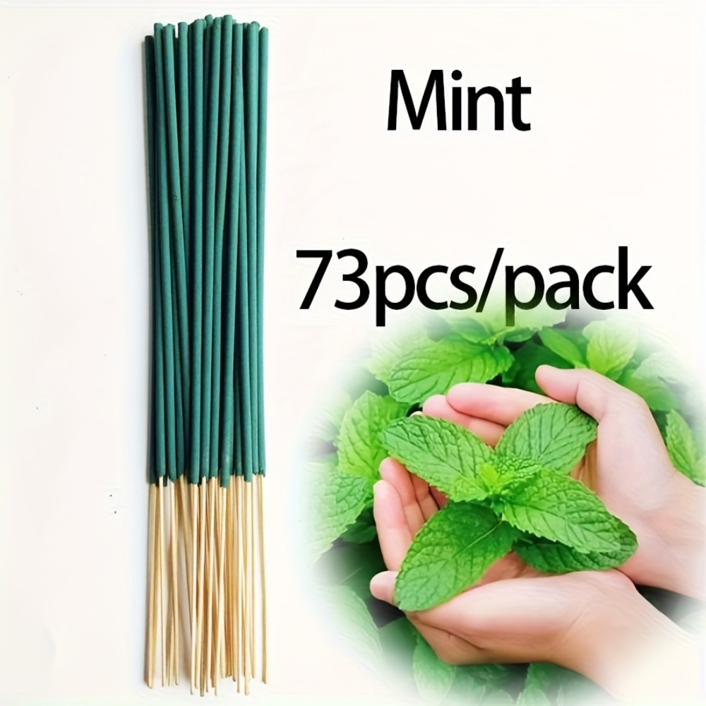 73PCS Multi-Scent Natural Incense Sticks, Aromatherapy for Meditation, Home Fragrance & Yoga