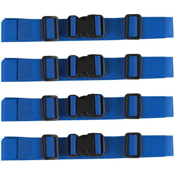 74" × 0.98" Utility Straps with Buckle Adjustable, 4-Pack