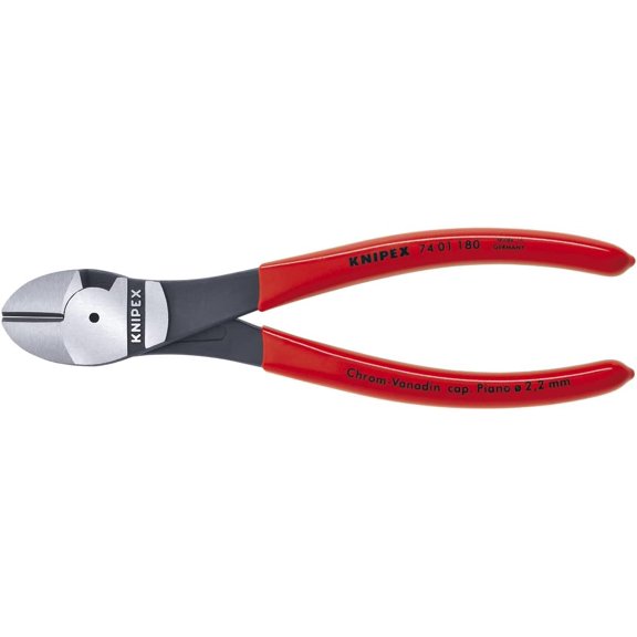74 01 180 Tools - High Leverage Diagonal Cutters (7401180), 7-1/4 inches