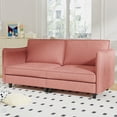 thumbnail image 1 of 74.27'' Loveseat Sofa, 2 Seater Comfy Couch,Mid Century Modern Designed for Small Spaces, Apartment, Bedroom, Dorm, Office, 1 of 8