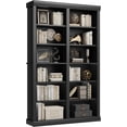 thumbnail image 1 of Memoryfield 74.5" Tall Bookshelf, Extra Large Bookshelf, 6-Tier Double Wide Bookshelves w/ 12 Cubbies, Wide Freestanding Bookcases for Living Room Office Library, Black, 1 of 7