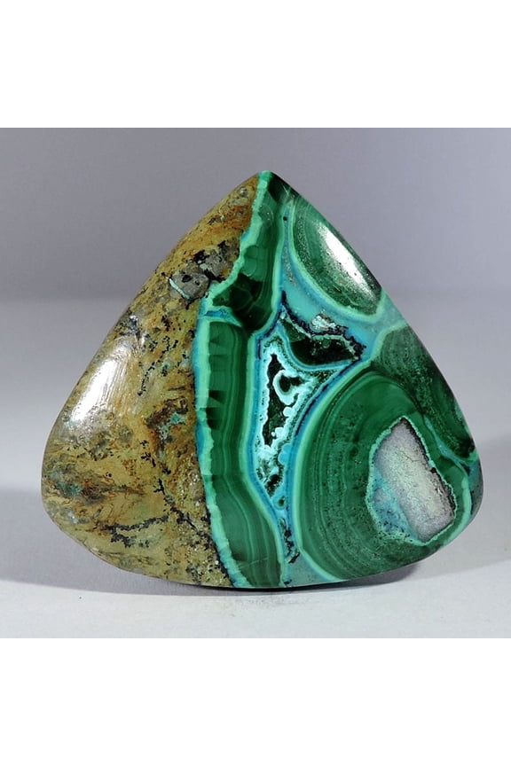 74.60Cts Natural Azurite Malachite Pear Pendant Cabochon Jewelry Gemstone Gift Pendant for Beloved