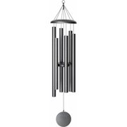 74 Aluminum Wind Chimes - Premium Wind Chime to Create a Zen Atmosphere - Wind Chime Suitable for Outdoor, Garden, Patio, Backyard, Garden Decoration with Wind Catcher Decor Gift Silver Pulm