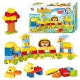thumbnail image 1 of 74 Pcs Creative Building Blocks, Toddler Building Blocks Stacking Train with Storage Box, Educational Preschool Learning Toddler Toys Blocks Gift for Kids Boys and Girls, 1 of 10