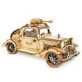 thumbnail image 1 of 74-Piece Wooden Vintage Car Model Building Kit, 1 of 4