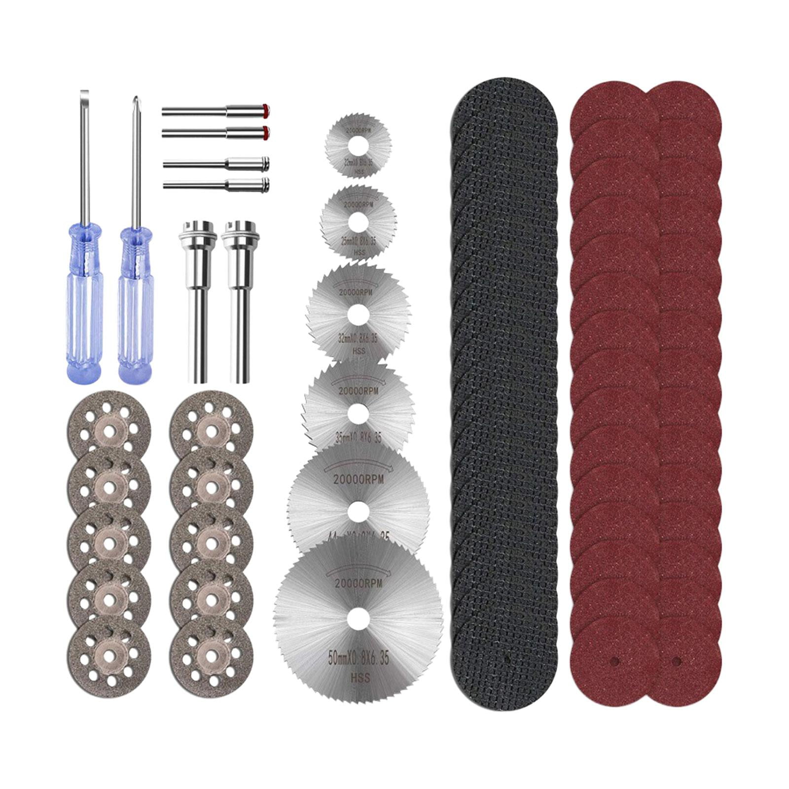 74 Pieces Cutting Wheel Set Metal Resin Cut Off Wheels for Tile Backer ...