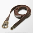 thumbnail image 1 of 74" Viking Double Wrap Long Belt Genuine Leather Medieval Renaissance LARP SCA, 1 of 4