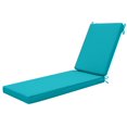 thumbnail image 1 of 74 x 23 x 3 Waterproof Outdoor Chaise Lounge Cushion for Patio Lounge Chair Cushion Replacement, Turquoise Blue, 1 of 7