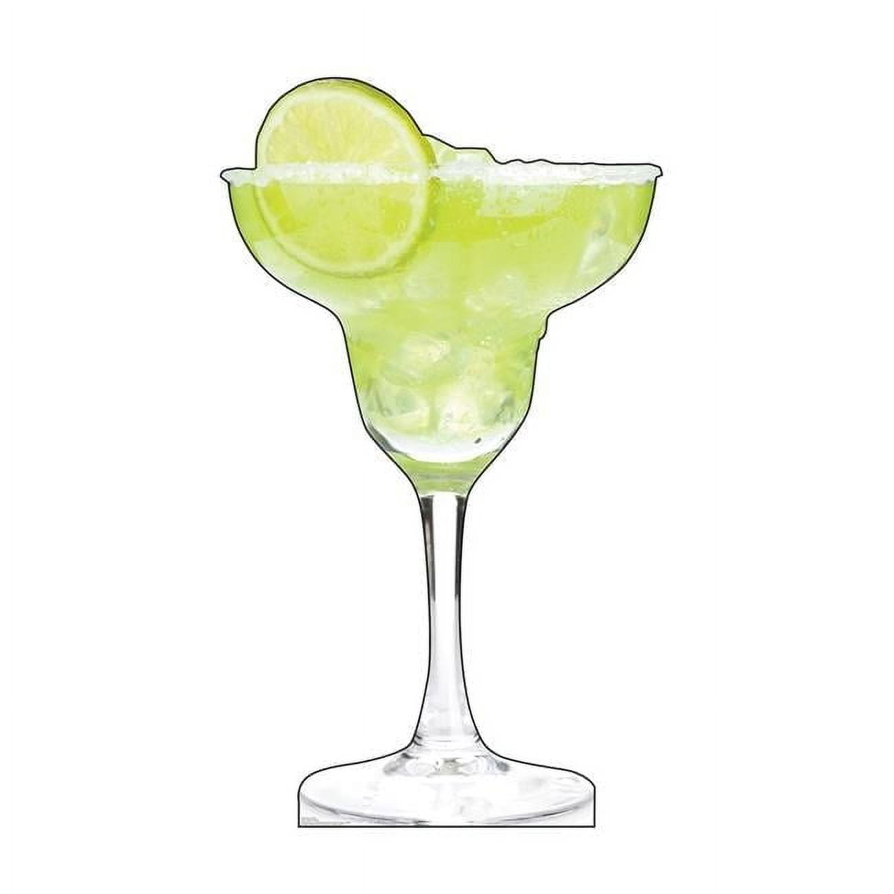 74'' Life-Size Margarita Glass Cardboard Standup Decor