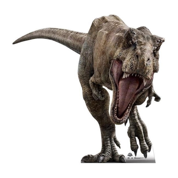 74 x 76 in. T-Rex Cardboard Cutout, Jurassic World