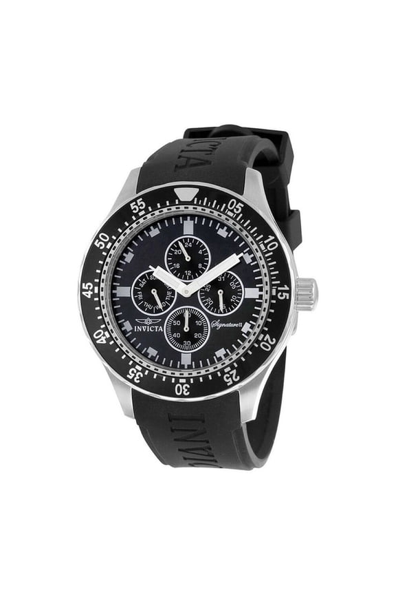 7401 Mens Black Dial Multi Calendar GMT Watch