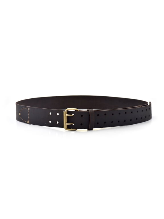 74053 - 2 Inch Wide - Extra Long - Work Belt in Oiled Leather in Dark Brown | Style n Craft