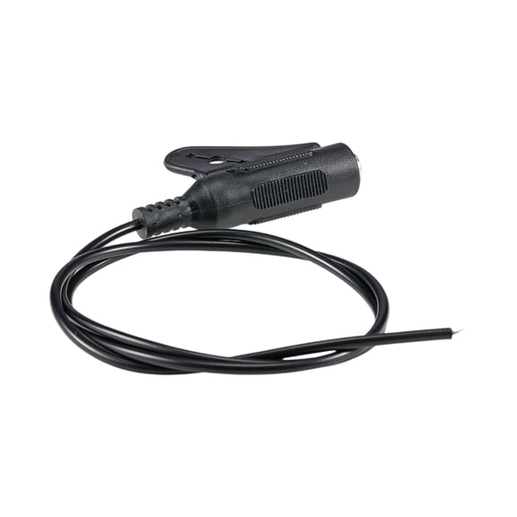 740MM Black Instrument Cable 1/4 Inch Plug With Reduction For Guitar Violin Adhesive Mounting Options