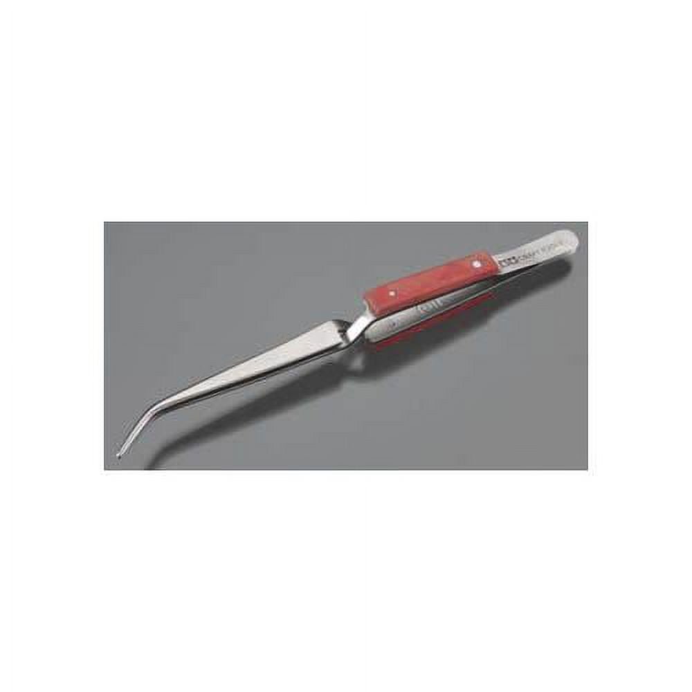 74102 HG Angled Tweezers Reverse Action Multi-Colored