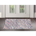 thumbnail image 1 of 7413 Hand Made Pink Polyester Modern & Contemporary Oriental Area Rug - 2'  x 3', 1 of 4