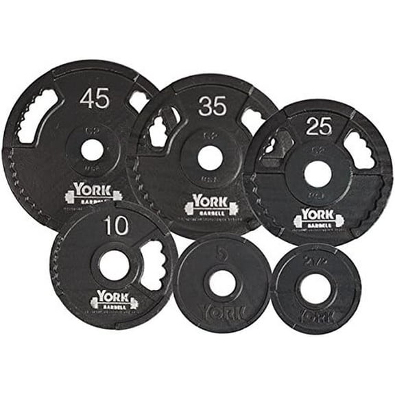 7425 G2 Olympic Dual Grip Thin Line Cast Iron Plate, Black - 45 lbs$$Sport & Recreation Other