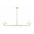 thumbnail image 1 of 744-62L-LG-Z-Lite-Leila - 2 Light Chandelier In Modern Style-9.5 Inches Tall and 12 Inches Wide-Luxe Gold Finish, 1 of 2