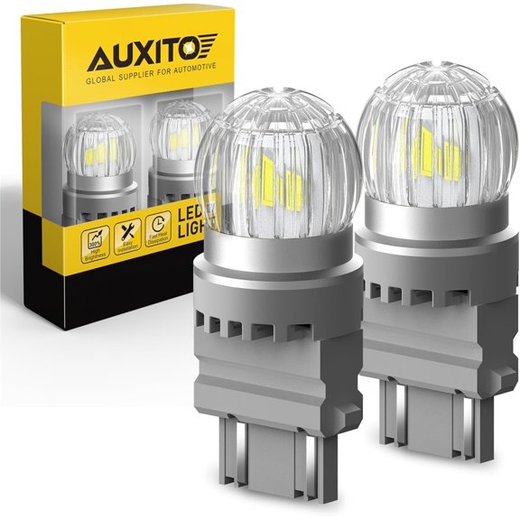 7443 LED Bulbs White Reverse Lights 400% Brighter, 7440 7444 7441 Light 6000K for Tail Light, Backup DRL, Parking Pack of 2