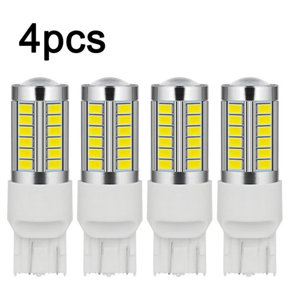 7443 LED White 6500K Reverse Backup Turn Signal Parking Light Bulbs