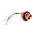 7443 Light Bulb Socket Brake Lamp Bulb Plug Copper Core Wire Dual