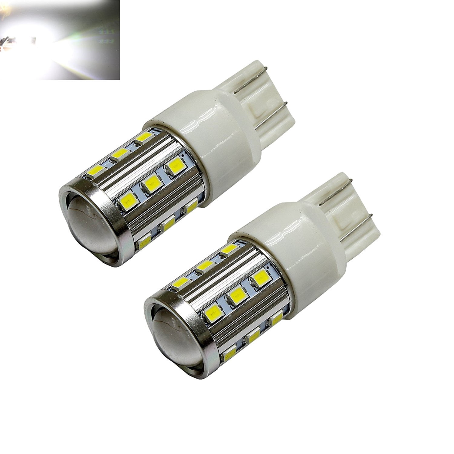 2X T10 921 High Power LED Red Bulbs – For 3rd Brake Light, High Mount Stop Lights 7 thumbnail image