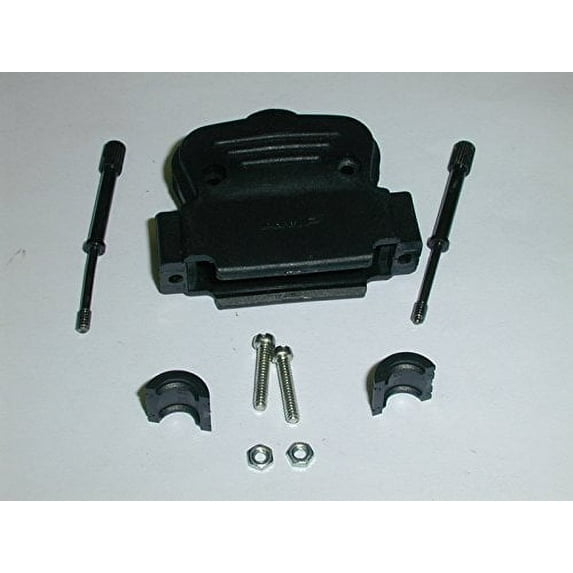 745121-2 25 POSITION TWO PIECE BACK SHELL CONNECTOR BLACK 180 DEGREE UNSHIELDED ( 1 EACH) - 745121-2