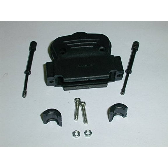 745121-2 25 POSITION TWO PIECE BACK SHELL CONNECTOR BLACK 180 DEGREE UNSHIELDED ( 1 EACH) - 745121-2