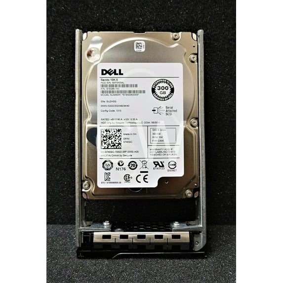 745GC ST9300605SS Dell 300GB 10K RPM 6G 2.5" SAS HDD M710hd M905 R910 T310 R715