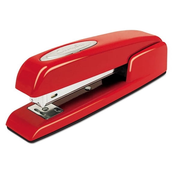 747 Business Full Strip Desk Stapler, 25-Sheet Capacity, Rio Red | Bundle of 2 Each