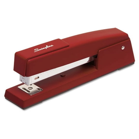 747 Classic Full Strip Stapler, 20-Sheet Capacity, Lipstick Red | Bundle of 2 Each