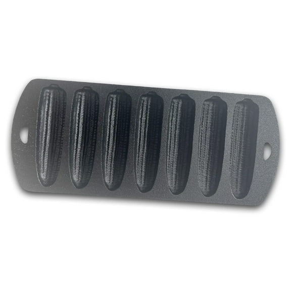 Cast Iron 7490-Cavity Cornbread Pan, Perfect for Baking Golden Brown Cornbread with Crispy Edges