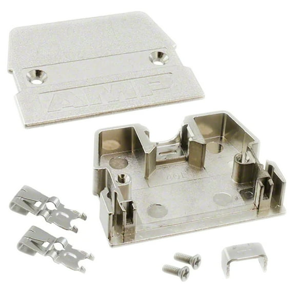 749192-1 Backshell Connector 40 Position Two Piece Silver 180° Shielded