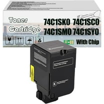 74C1SK0 74C1SC0 74C1SM0 74C1SY0 Toner Cartridge, Compatible for Lexmark CS720de CS720dte CS725de CS725dte CX725de CX725dte Printers —— High Print Volume with Chip