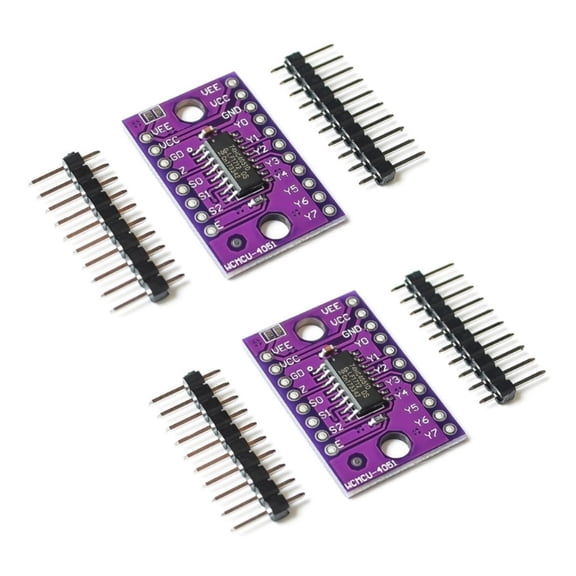 74HC4051 8Channel Analog Multiplexer Selector Module Distributor For Signal Routing &Data Conversion Applications