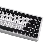 74Key Backlit Keycaps Piano Theme Side Print Translucent for 60-68 Mechanical Keyboards Original Profile