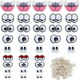 thumbnail image 1 of 74Pcs 9 Styles Safety Craft Eyes with Eyes Washers White Stuffed Crochet Eyes Plastic Puppet Craft Eyes for Doll Amigurumi Craft Doll Eyes for Plush Animal Puppet Making 15-28mm, 1 of 7
