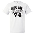 thumbnail image 1 of 74th Birthday Gift For 74 Year Old This Girl Turned 74 T Shirt Gift, 1 of 2