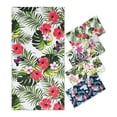 thumbnail image 1 of 74x36 Inches Oversized Microfiber Beach Towel for Adults Men Women, Extra Large Xl Big Giant Quick Fast Dry Travel Pool Stuff Clearance Tropical Floral Hawaii, 1 of 5